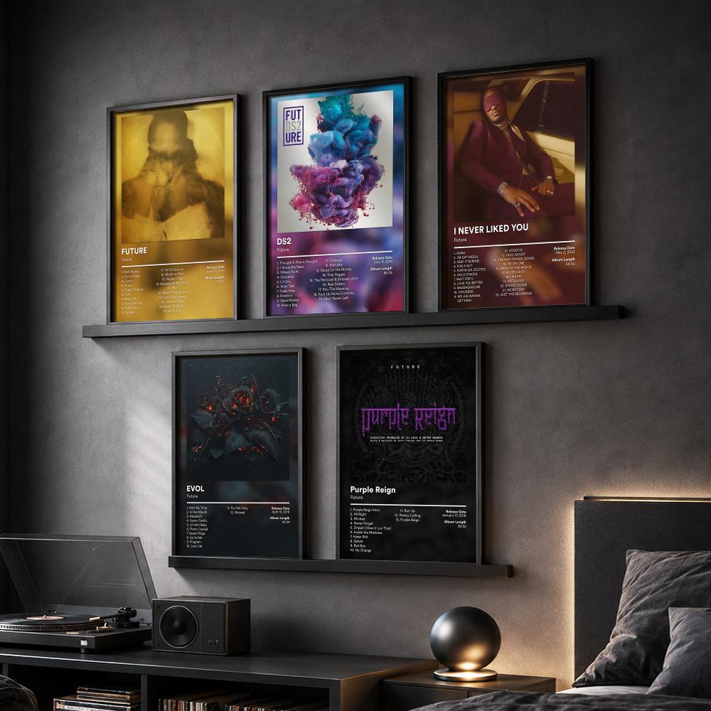 Interior Design Drawing - Affiche sur toile F-Future Rapper Album
