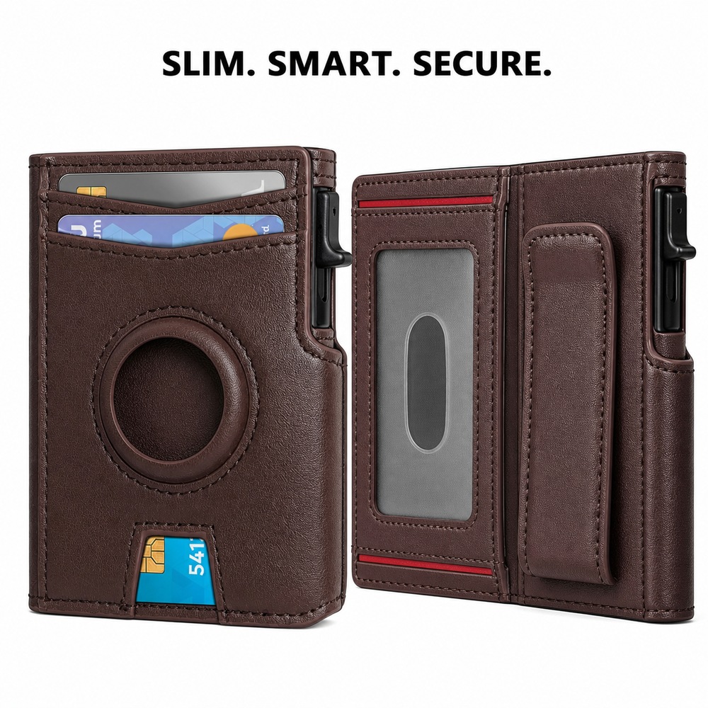 Interior Design Id - Portefeuille bifold pour homme avec blocage