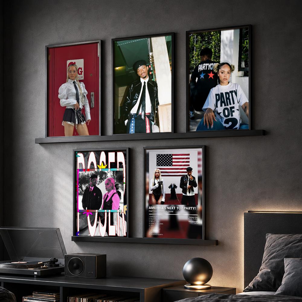 P-PARTYOF2 Affiche sur toile a - Interior Design Drawing avis et prix