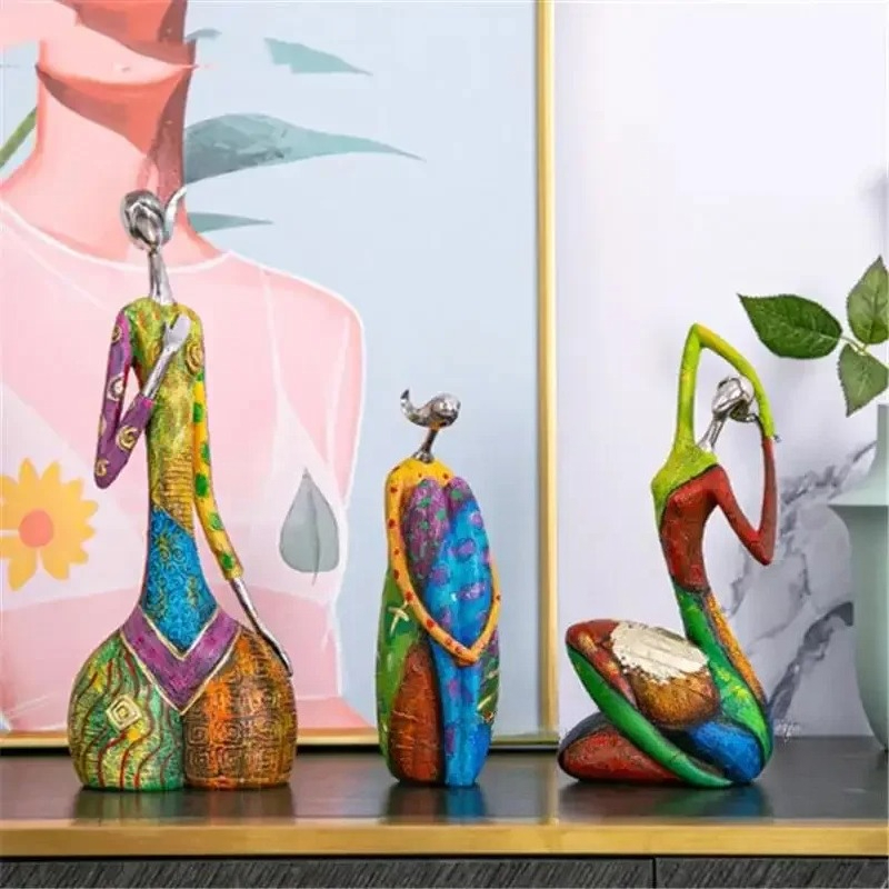 Peinture femme résine Statue F - Interior Design Drawing avis et prix