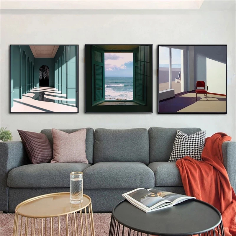 Peinture sur toile de paysage  - Interior Design Drawing avis et prix