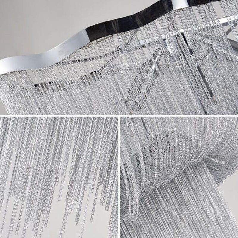 Lustre moderne en chaîne d'alu - Engineering And Interior Design avis et prix