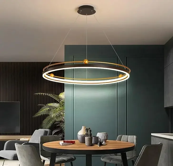 Lustre led moderne cercle lumi - Engineering And Interior Design avis et prix