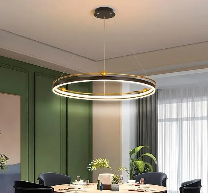 Lustre led moderne cercle lumi - Engineering And Interior Design avis et prix